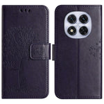 For Xiaomi Redmi Note 14 Pro+ 5G / Note 14 Pro 5G / Poco X7 5G Case PU Leather Owl Tree Imprinted Wallet Phone Cover