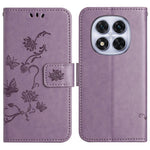 For Xiaomi Redmi Note 14 Pro+ 5G / Note 14 Pro 5G / Poco X7 5G Case Wallet Stand Imprinted Butterfly Flower PU Leather Phone Cover