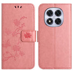 For Xiaomi Redmi Note 14 Pro+ 5G / Note 14 Pro 5G / Poco X7 5G Case Wallet Stand Imprinted Butterfly Flower PU Leather Phone Cover