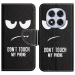 For Xiaomi Redmi Note 14 Pro+ 5G / Note 14 Pro 5G / Poco X7 5G Leather Case Pattern Printing Cross Texture Phone Cover