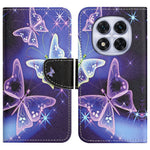 For Xiaomi Redmi Note 14 Pro+ 5G / Note 14 Pro 5G / Poco X7 5G Leather Case Pattern Printing Cross Texture Phone Cover