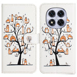For Xiaomi Redmi Note 14 Pro+ 5G / Note 14 Pro 5G / Poco X7 5G Case Pattern Print PU Leather Wallet Phone Cover Cross Texture