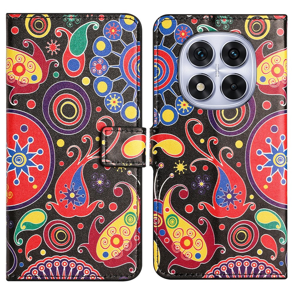 For Xiaomi Redmi Note 14 Pro+ 5G / Note 14 Pro 5G / Poco X7 5G Case Pattern Print PU Leather Wallet Phone Cover