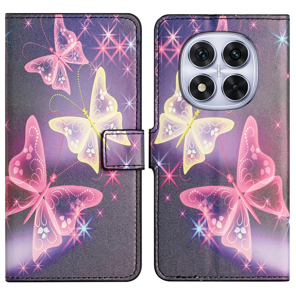 For Xiaomi Redmi Note 14 Pro+ 5G / Note 14 Pro 5G / Poco X7 5G Case Pattern Print PU Leather Wallet Phone Cover