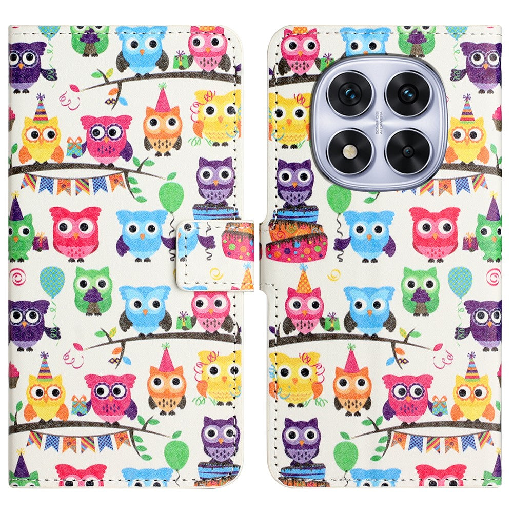 For Xiaomi Redmi Note 14 Pro+ 5G / Note 14 Pro 5G / Poco X7 5G Case Pattern Print PU Leather Wallet Phone Cover