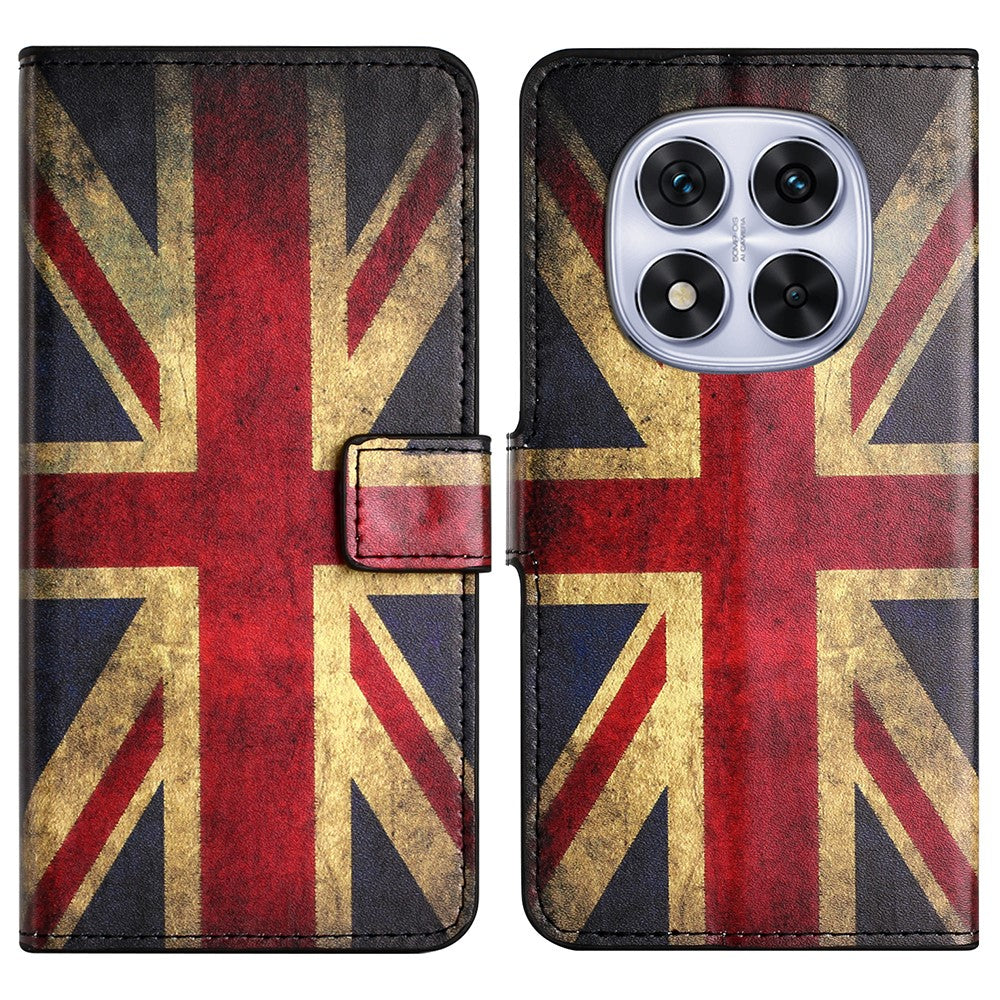 For Xiaomi Redmi Note 14 Pro+ 5G / Note 14 Pro 5G / Poco X7 5G Case Pattern Print PU Leather Wallet Phone Cover