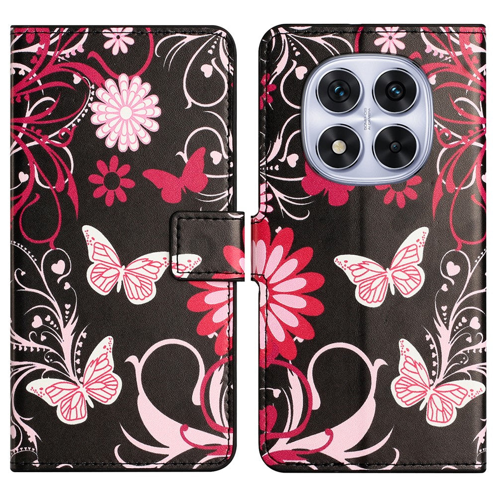 For Xiaomi Redmi Note 14 Pro+ 5G / Note 14 Pro 5G / Poco X7 5G Case Pattern Print PU Leather Wallet Phone Cover