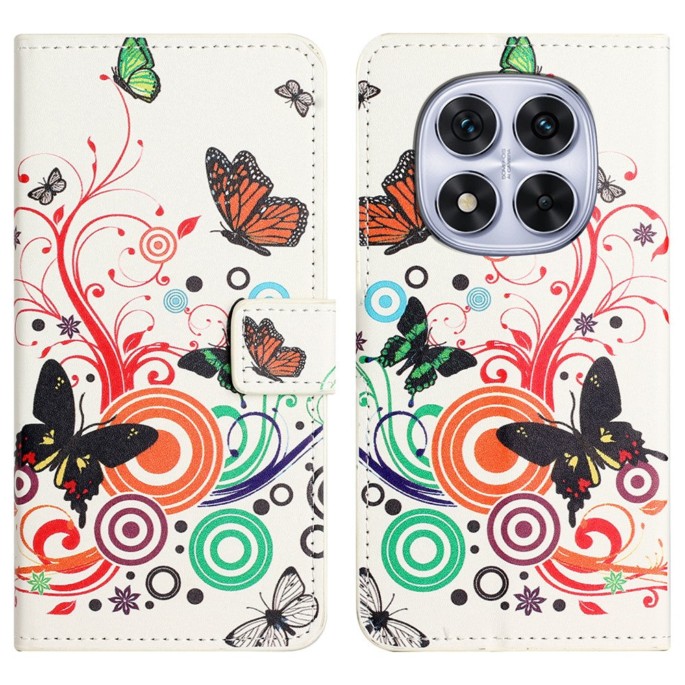 For Xiaomi Redmi Note 14 Pro+ 5G / Note 14 Pro 5G / Poco X7 5G Case Pattern Print PU Leather Wallet Phone Cover