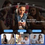 For iPhone 16 Case Anti-Spy Double-Sided Tempered Glass+Magnetic Metal Frame Phone Cover