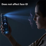 For iPhone 16 Case Anti-Spy Double-Sided Tempered Glass+Magnetic Metal Frame Phone Cover