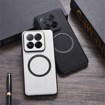 For Xiaomi 14T Magnetic Case Anti-Drop PU Leather+TPU Cover