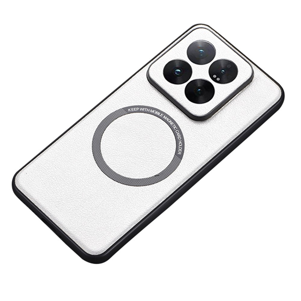 For Xiaomi 14T Magnetic Case Anti-Drop PU Leather+TPU Cover