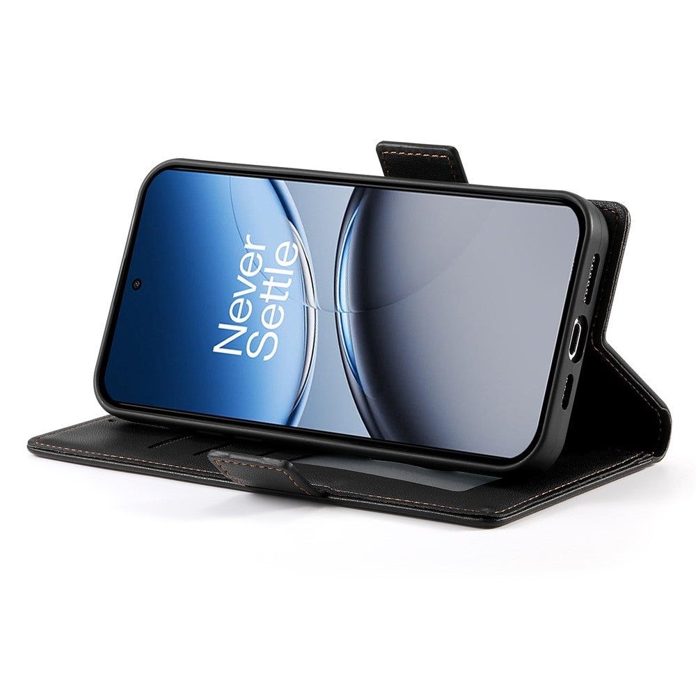 DF-010 För OnePlus Nord 4 Stativfodral PU-läder Plånboksfodral för mobil