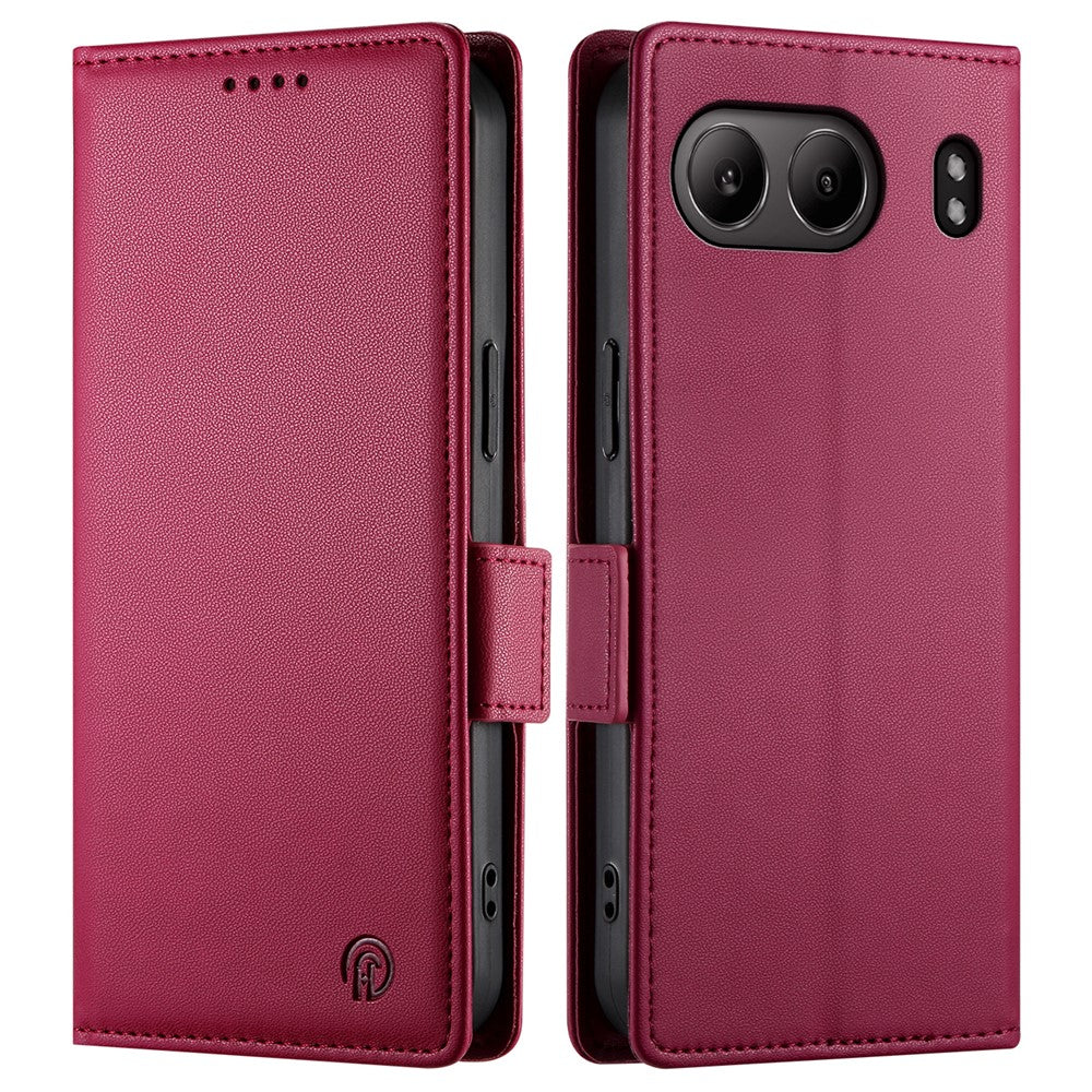 DF-010 För OnePlus Nord 4 Stativfodral PU-läder Plånboksfodral för mobil