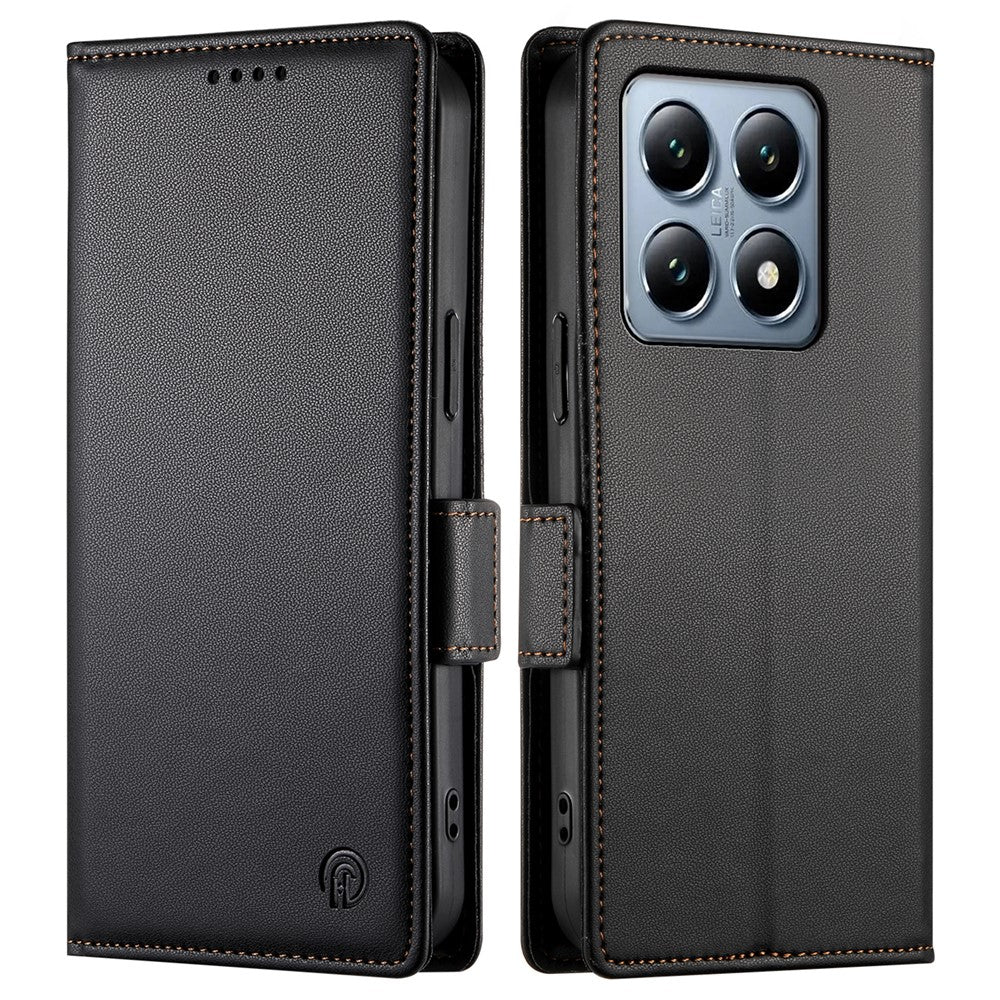 DF-010 For Xiaomi 14T Pro Stand Case PU Leather Wallet Phone Cover