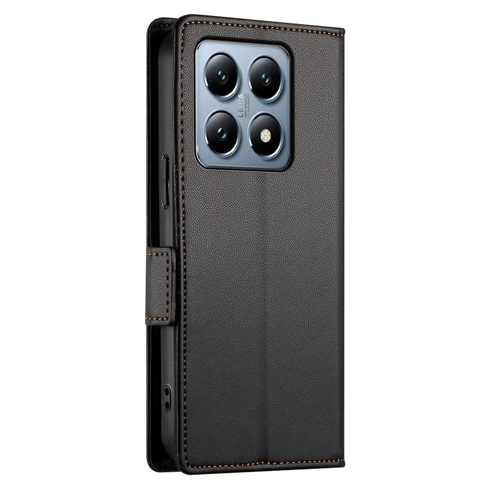 DF-010 For Xiaomi 14T Pro Stand Case PU Leather Wallet Phone Cover
