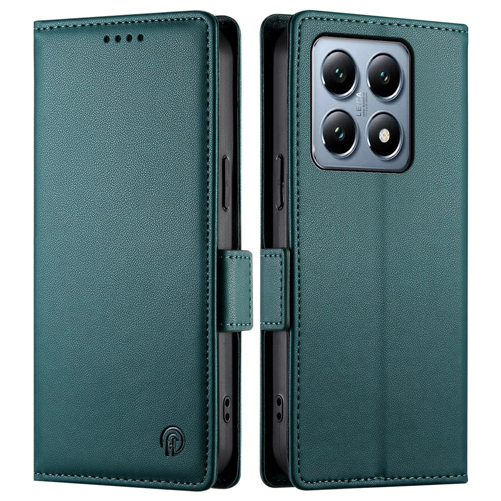 DF-010 For Xiaomi 14T Pro Stand Case PU Leather Wallet Phone Cover