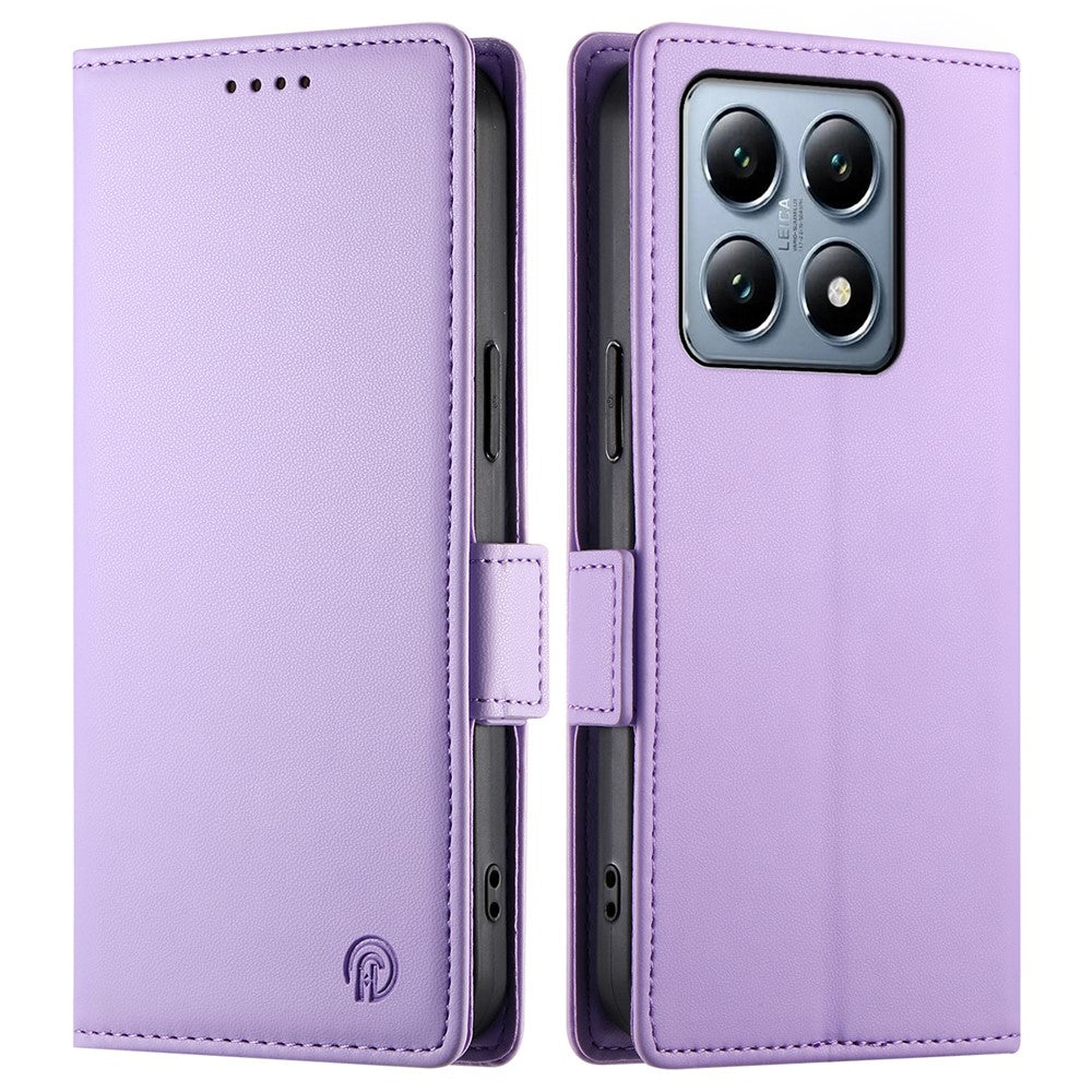 DF-010 For Xiaomi 14T Pro Stand Case PU Leather Wallet Phone Cover