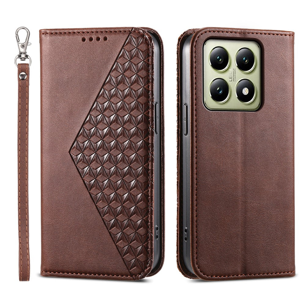 For Xiaomi 14T Case Calf Texture PU Leather Phone Cover with Wallet