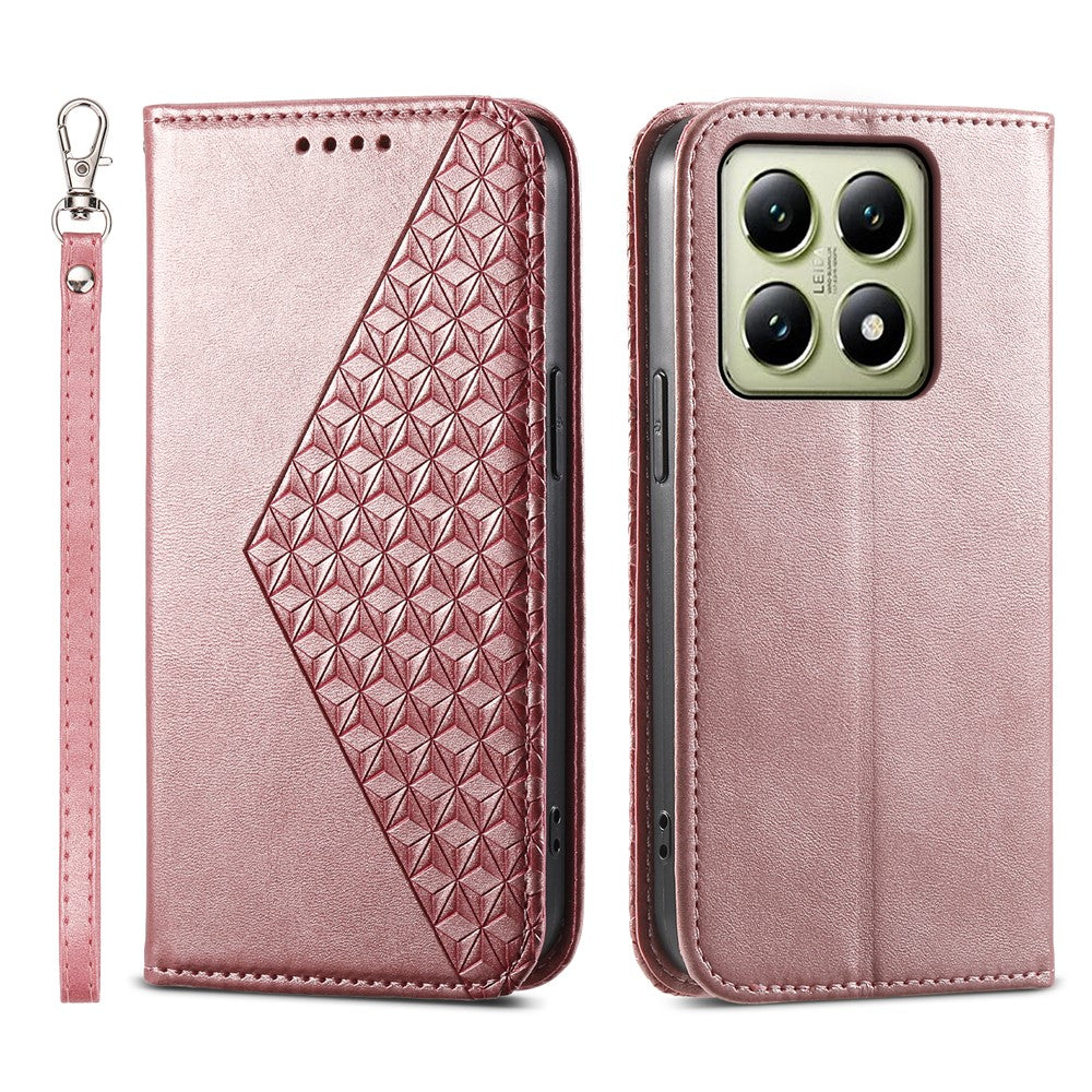 For Xiaomi 14T Case Calf Texture PU Leather Phone Cover with Wallet