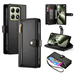 DF-011 For Xiaomi 14T Case Zipper Pocket Wallet Leather Phone Cover with Straps