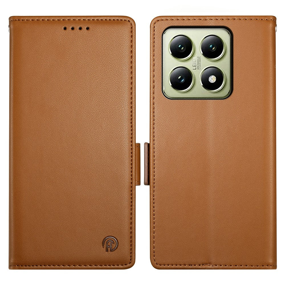 DF-010 For Xiaomi 14T Stand Case PU Leather Wallet Phone Cover
