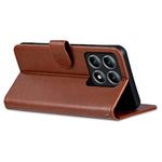 AZNS For Xiaomi 14T Case Anti-Scratch PU Leather Stand Wallet Phone Cover