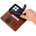AZNS For Xiaomi 14T Case Anti-Scratch PU Leather Stand Wallet Phone Cover