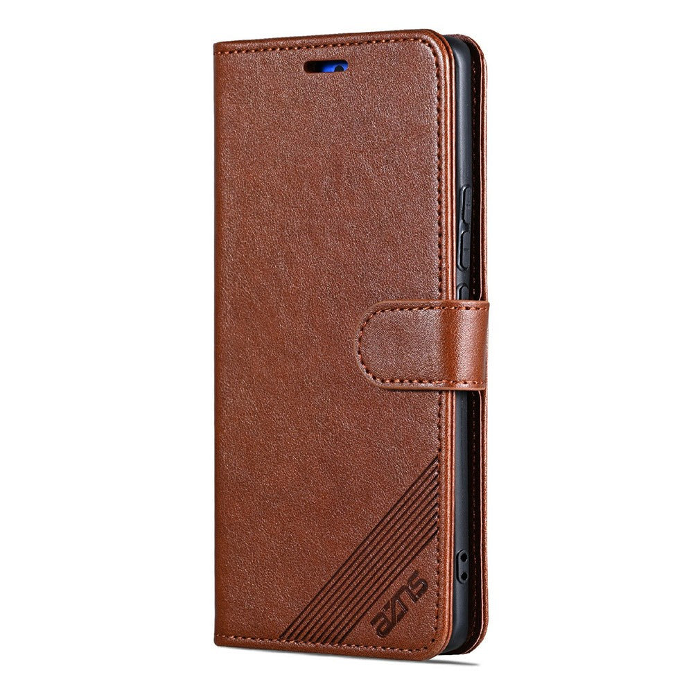 AZNS For Xiaomi 14T Case Anti-Scratch PU Leather Stand Wallet Phone Cover