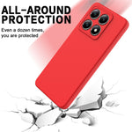 For Xiaomi 14T Case Liquid Silicone Anti-Scratch Phone Cover with Hand Strap