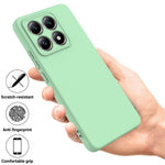 For Xiaomi 14T Pro Case Liquid Silicone Anti-Scratch Phone Cover with Hand Strap