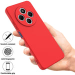 For Xiaomi Redmi 17C 4G / Poco C75 5G / Poco C75 4G / Redmi 14R 5G / 14C 4G / A4 5G Case Liquid Silicone Anti-Scratch Phone Cover with Hand Strap