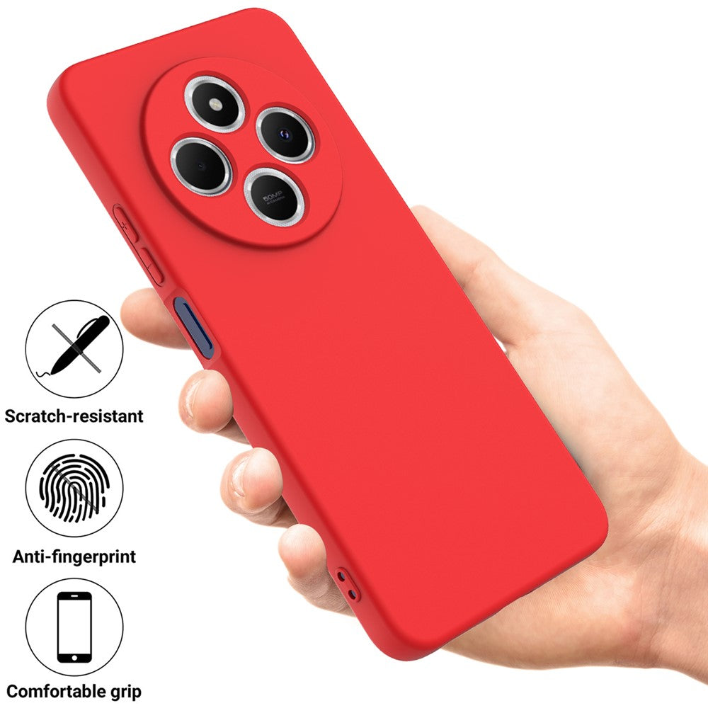 For Xiaomi Redmi 17C 4G / Poco C75 5G / Poco C75 4G / Redmi 14R 5G / 14C 4G / A4 5G Case Liquid Silicone Anti-Scratch Phone Cover with Hand Strap
