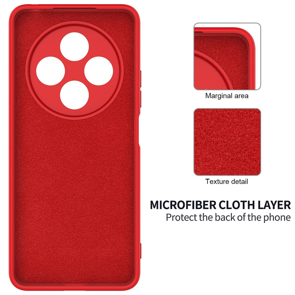 For Xiaomi Redmi 17C 4G / Poco C75 5G / Poco C75 4G / Redmi 14R 5G / 14C 4G / A4 5G Case Liquid Silicone Anti-Scratch Phone Cover with Hand Strap