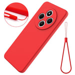 For Xiaomi Redmi 17C 4G / Poco C75 5G / Poco C75 4G / Redmi 14R 5G / 14C 4G / A4 5G Case Liquid Silicone Anti-Scratch Phone Cover with Hand Strap