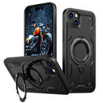 For iPhone 15 Plus Case Compatible with MagSafe Military Protection PC+TPU Kickstand Phone Cover