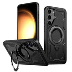 For Samsung Galaxy S23+ Case Magnetic Case Military Protection PC+TPU Kickstand Phone Cover