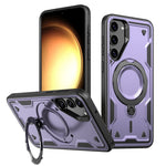 For Samsung Galaxy S23+ Case Magnetic Case Military Protection PC+TPU Kickstand Phone Cover