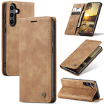 CASEME cover til Samsung Galaxy S24 FE, 013-serien, kortholder, stativ og lædercover