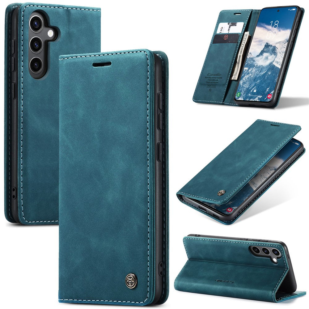 CASEME cover til Samsung Galaxy S24 FE, 013-serien, kortholder, stativ og lædercover