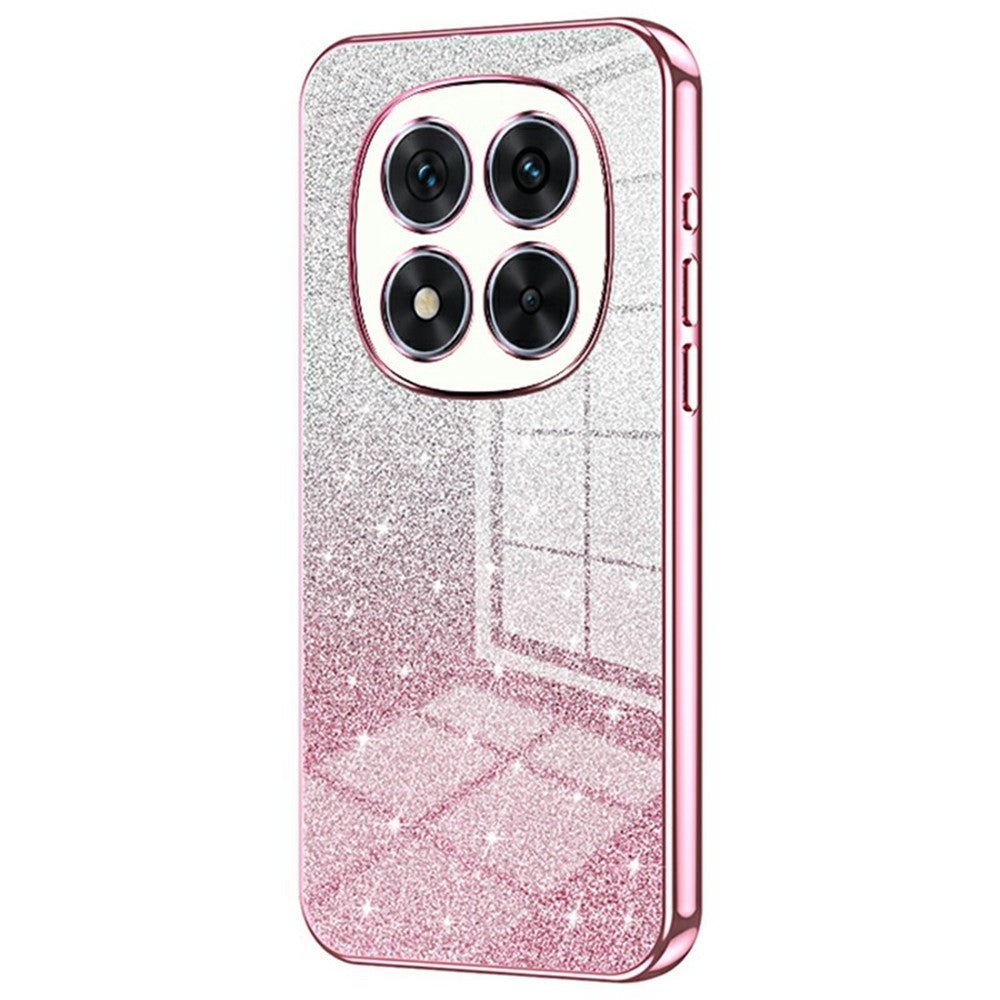 For Xiaomi Redmi Note 14 Pro 5G / Poco X7 5G Case Electroplating Gradient Glitter TPU Phone Cover