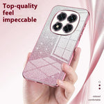 For Xiaomi Redmi Note 14 Pro 5G / Poco X7 5G Case Electroplating Gradient Glitter TPU Phone Cover