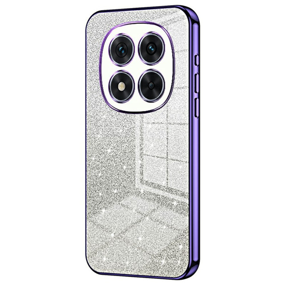 For Xiaomi Redmi Note 14 Pro 5G / Poco X7 5G Case Electroplating Gradient Glitter TPU Phone Cover