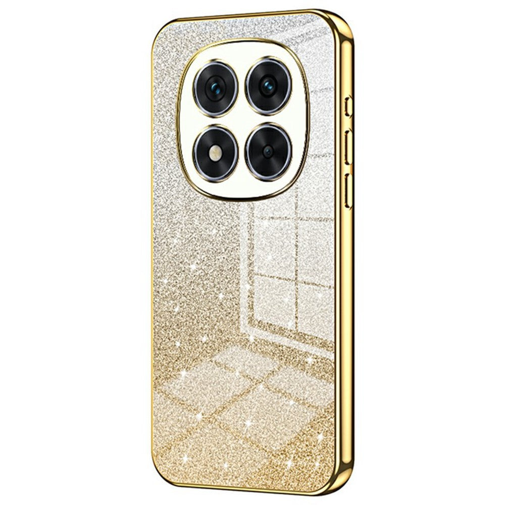 For Xiaomi Redmi Note 14 Pro 5G / Poco X7 5G Case Electroplating Gradient Glitter TPU Phone Cover
