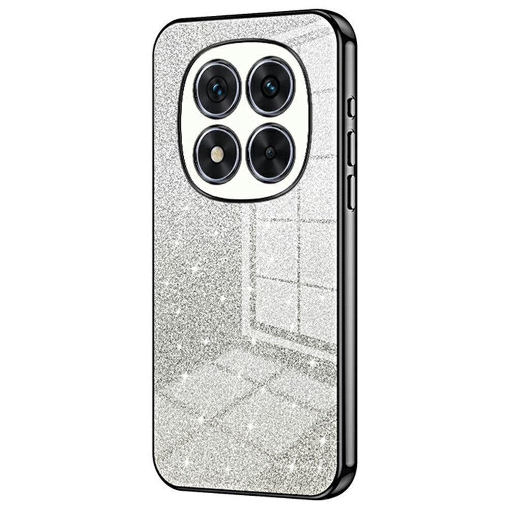 For Xiaomi Redmi Note 14 Pro 5G / Poco X7 5G Case Electroplating Gradient Glitter TPU Phone Cover