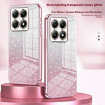 For Xiaomi 14T Case Electroplating Gradient Glitter TPU Phone Cover