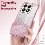 For Xiaomi 14T Case Electroplating Gradient Glitter TPU Phone Cover