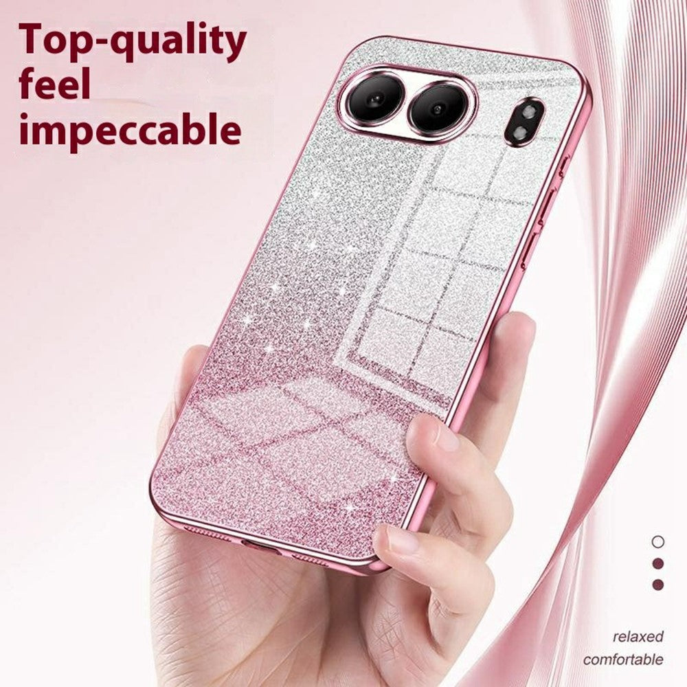 For OnePlus Nord 4 Case Electroplating Gradient Glitter TPU Phone Cover