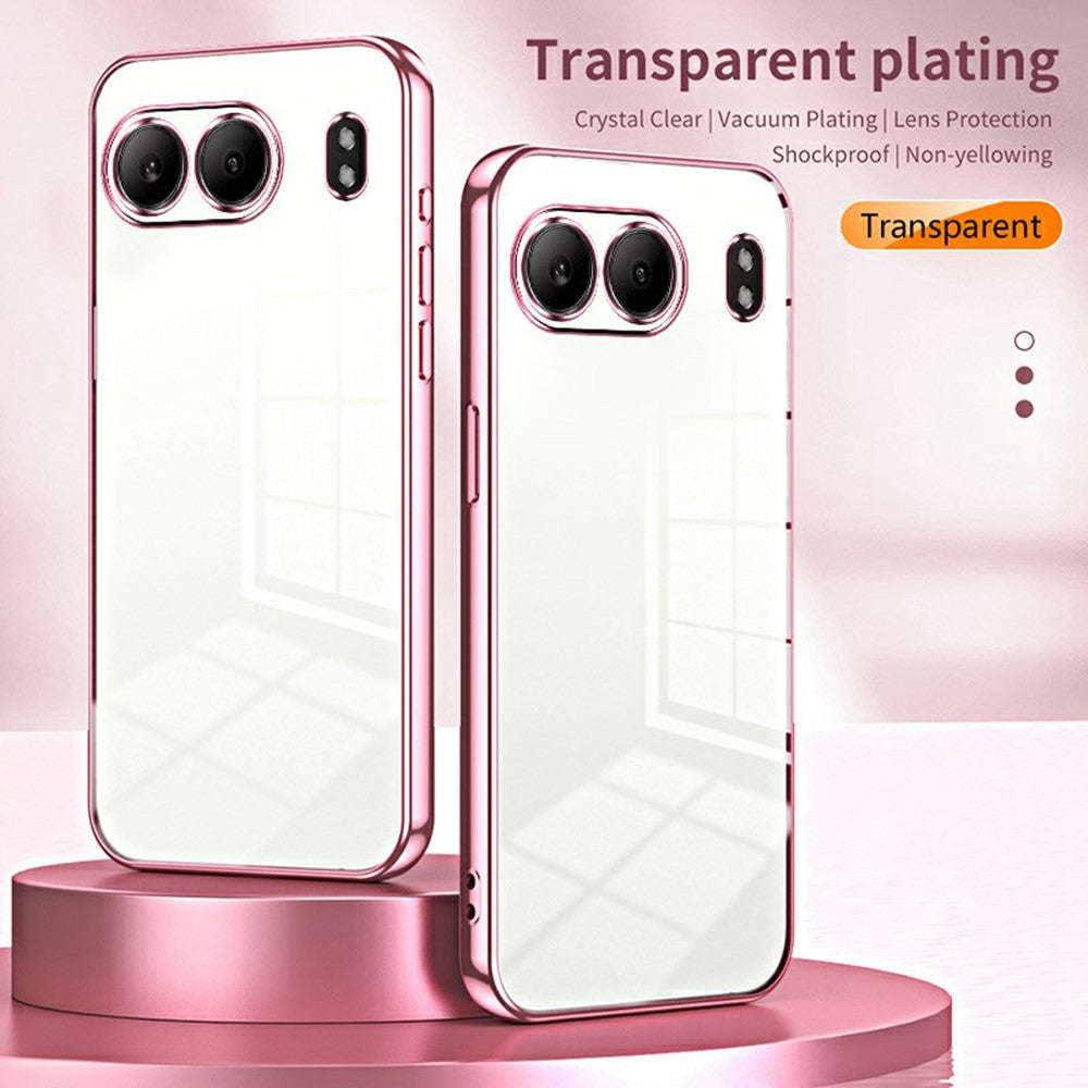 For OnePlus Nord 4 Case Electroplating Frame Soft TPU Phone Cover