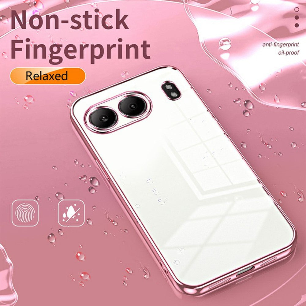 For OnePlus Nord 4 Case Electroplating Frame Soft TPU Phone Cover